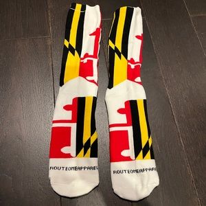 Route One Apparel Maryland Socks!